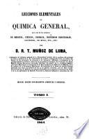 Lecciones elementales de química general