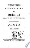Lecciones elementales de química