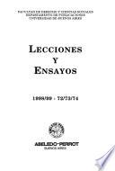 Lecciones y ensayos