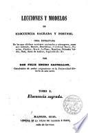 Lecciones y modelos de elocuencia sagrada y forense