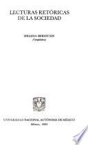 Lecturas retóricas de la sociedad