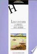 Leer y entender la poesía