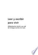Leer y escribir para vivir