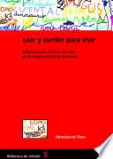 Leer y escribir para vivir