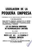Legislación de la pequeña empresa