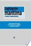 Legislación marítima y fuentes complementarias