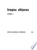 Lengua abipona: descripción del abipón