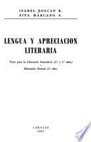 Lengua y apreciación literaria