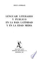 Lenguaje literario y público en la baja latinidad y en la Edad Media