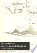 Les inscriptions des pyramides de Saqqarah