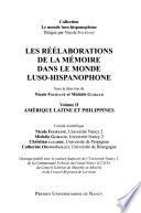 Les réélaborations de la mémoire dans le monde luso-hispanophone: Amérique Latine et Philippines
