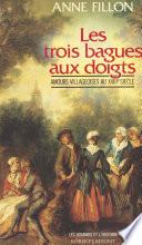 Libro Les trois bagues aux doigts