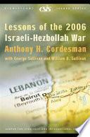 Lessons of the 2006 Israeli-Hezbollah War