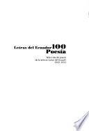 Letras del Ecuador 100 poesía