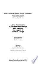 Letras Peninsulares