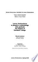 Letras Peninsulares