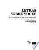 Letras sobre voces