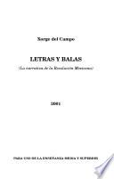Letras y balas