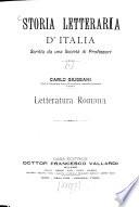 Letteratura Romana
