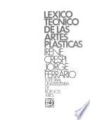 Léxico técnico de las artes plásticas