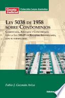 Ley 5038 de 1958 sobre condominios