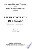 Ley de contrato de trabajo: Artículos 93 a 195