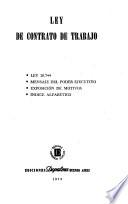 Ley de contrato de trabajo