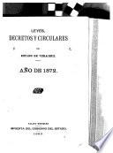 Leyes, decretos y circulares del estado Veracruz Llave