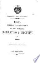 Leyes, órdenes y resoluciones de los poderes legislativo y ejecutivo en 1889