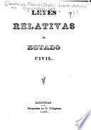 Leyes relativas al estado civil