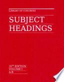 Library of Congress Subject Headings
