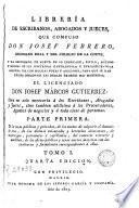 Libreria de Escribanos Abogados y Jueces, 1