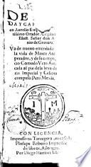 Libro aureo de la vida y caracter de Marco Aurelio, Emperador