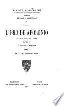 Libro de Apolonio, an Old Spanish Poem: Text and introduction. pt. 2. Grammar, notes, and vocabulary