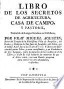 Libro de los secretos de agricultura, casa de campo y pastoril