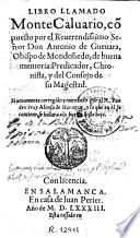 Libro llamado Monte Caluario