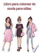 Libro para colorear de moda para niñas