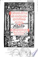 Libros [ed. par Antonio de Guevara]