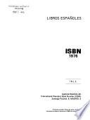 Libros españoles, ISBN.