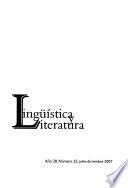 Lingüística y literatura