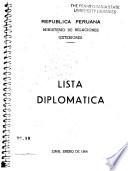 Lista diplomática