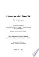 Literatura del Siglo xx