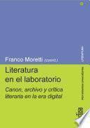 Literatura en el laboratorio