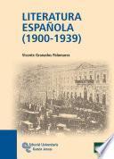 Literatura española (1900-1939)
