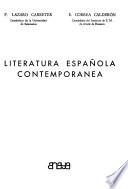 Literatura española contemporánea