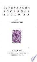 Literatura española, siglo XX