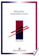 Literatura española y universal. Materiales didácticos. Bachillerato