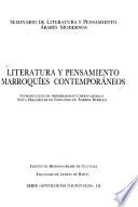 Literatura y pensamiento marroquíes contemporáneos