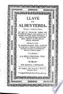 Llave de albeyteria