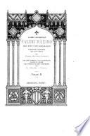 Llibre anomenat Valeri Maximo dels dits y fets memorables